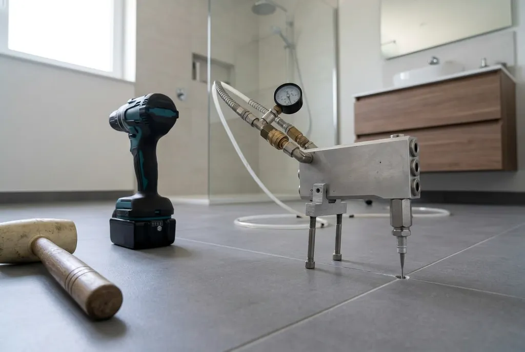 Kitbedrijf Laren – holle tegels injecteren
